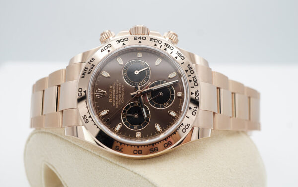 Rolex 116505 DAYTONA 18K ROSE GOLD NEW CHOCOLATE DIAL 2022 COMPLETE SET - Image 10