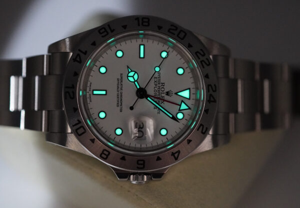 Rolex 16570 EXPLORER II 40MM POLAR WHITE DIAL LUG HOLES A SERIAL BOX PAPER - Image 12