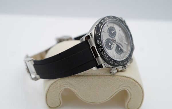 Rolex 116519LN DAYTONA 18K WHITE GOLD OYSTERFLEX STEEL DIAL 2023 FULL SET - Image 5