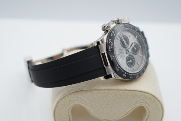 Rolex 116519LN DAYTONA 18K WHITE GOLD OYSTERFLEX STEEL DIAL 2023 FULL SET - Image 6