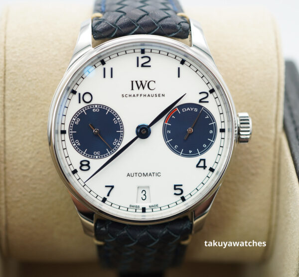 IWC IW500715 PORTUGIESER AUTOMATIC WHITE DIAL 2023 EXTRA STRAP FULL SET