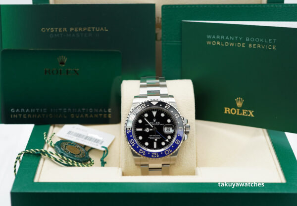 Rolex 126710BLNR GMT MASTER II BLACK BLUE BEZEL NEW MODEL 2023 FULL SET - Image 2