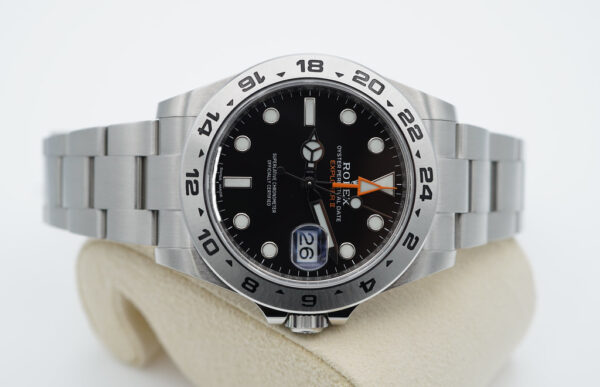 Rolex 216570 EXPLORER 2 BLACK DIAL 42MM 2021 WARRANTY BOXES PAPERS - Image 9