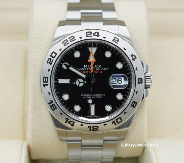 Rolex 216570 EXPLORER 2 BLACK DIAL 42MM 2021 WARRANTY BOXES PAPERS