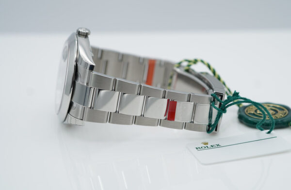 BRAND NEW Rolex 126300 DATEJUST 41 MINT GREEN DIAL OYSTER BAND 2023 STICKERS FULL SET - Image 5