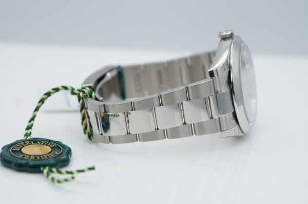 BRAND NEW Rolex 126300 DATEJUST 41 MINT GREEN DIAL OYSTER BAND 2023 STICKERS FULL SET - Image 6