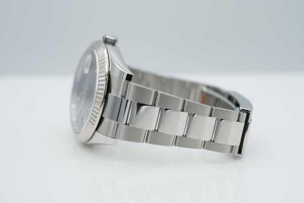 Rolex 126334 DATEJUST 41 FLUTED BEZEL SLATE STICKS DIAL OYSTER 2023 FULL SET - Image 5