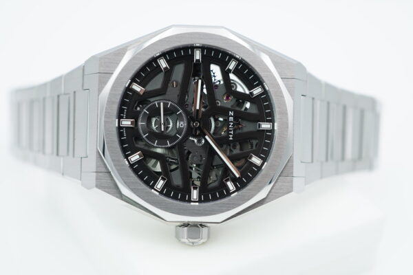 ZENITH Defy SKYLINE SKELETON BLACK DIAL STAINLESS STEEL 2023 COMPLETE SET - Image 9