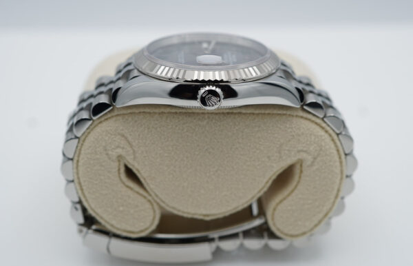 Rolex 126234 DATEJUST 36 FLUTED BEZEL WIMBLEDON DIAL JUBILEE 2023 FULL SET - Image 3