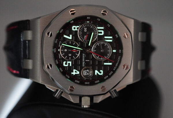 Audemars PIGUET ROYAL OAK OFFSHORE VAMPIRE 26470ST SERVICED WARRANTY FULL SET - Image 11