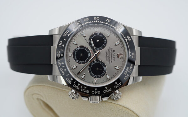 Rolex 116519LN DAYTONA 18K WHITE GOLD OYSTERFLEX STEEL DIAL COMPLETE SET - Image 9