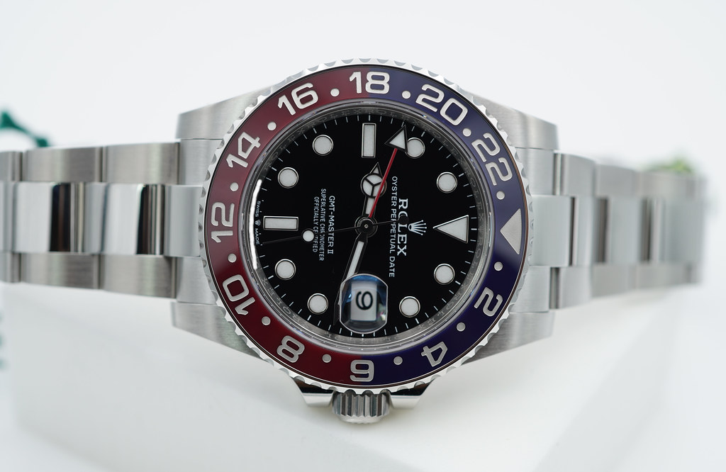 BRAND NEW Rolex 126710BLRO PEPSI GMT MASTER II RED BLUE BEZEL OYSTER