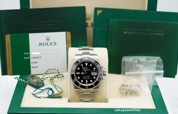 Rolex 116610LN SUBMARINER CERAMIC DATE 40MM 2020 WARRANTY FULL SET - Image 2