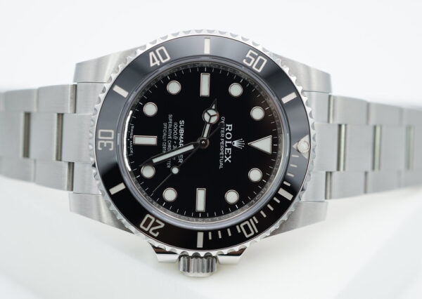 Rolex 114060 SUBMARINER NO DATE CERAMIC BEZEL 40MM 2019 WARRANTY FULL SET - Image 9