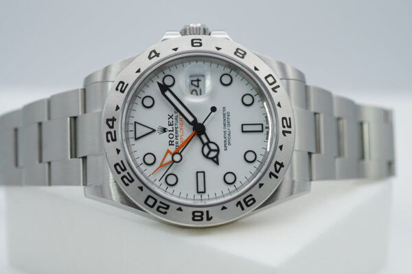 Rolex 226570 EXPLORER 2 POLAR WHITE DIAL NEW MODEL 2022 WARRANTY FULL SET - Image 10