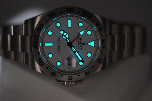 Rolex 226570 EXPLORER 2 POLAR WHITE DIAL NEW MODEL 2022 WARRANTY FULL SET - Image 11