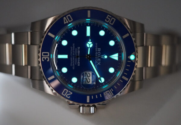 Rolex 116619LB SUBMARINER WHITE GOLD BLUE DIAL SMURF 2020 WARRANTY FULL SET - Image 11