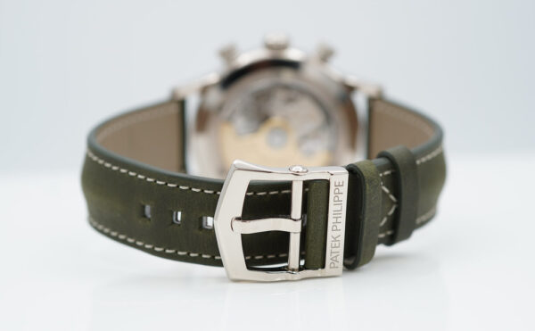 Patek PHILIPPE 5924G WHITE GOLD CALATRAVA PILOT TRAVEL TIME CHRONOGRAPH 2023 MODEL - Image 7