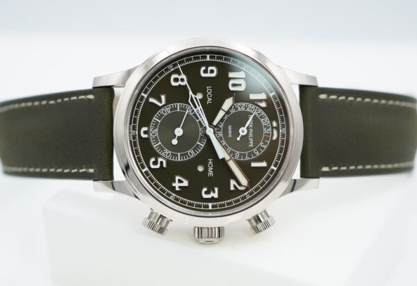 Patek PHILIPPE 5924G WHITE GOLD CALATRAVA PILOT TRAVEL TIME CHRONOGRAPH 2023 MODEL - Image 9