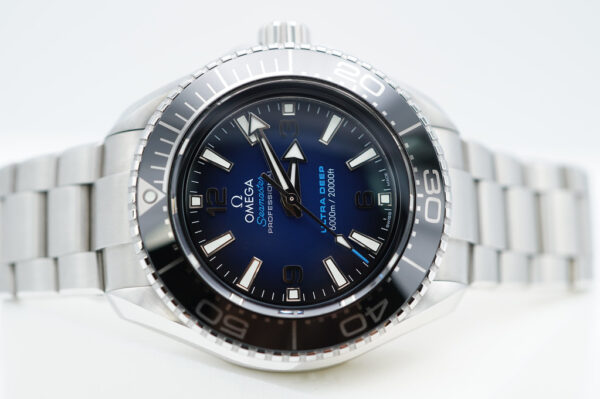 Omega SEAMASTER PLANET OCEAN 6000M ULTRA DEEP BLUE DIAL 2023 WARRANTY FULL SET - Image 10