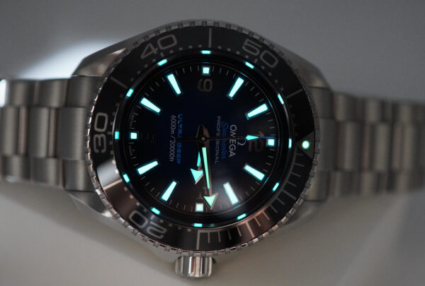 Omega SEAMASTER PLANET OCEAN 6000M ULTRA DEEP BLUE DIAL 2023 WARRANTY FULL SET - Image 11