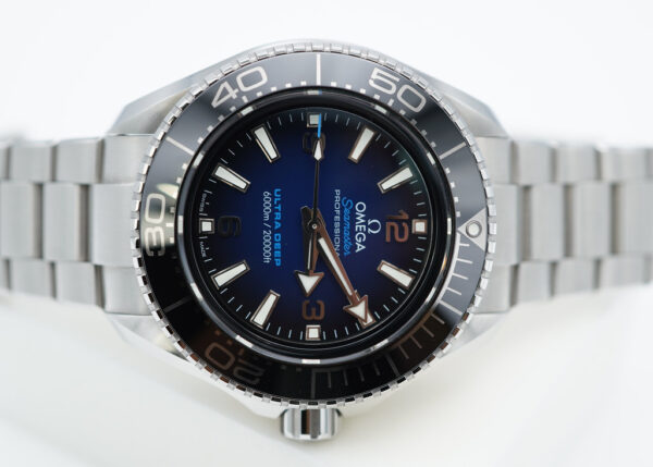 Omega SEAMASTER PLANET OCEAN 6000M ULTRA DEEP BLUE DIAL 2023 WARRANTY FULL SET - Image 9