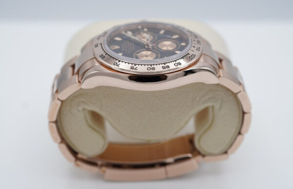 Rolex 116505 COSMOGRAPH DAYTONA 18K ROSE GOLD BLACK DIAL 2020 WARRANTY FULL SET - Image 4
