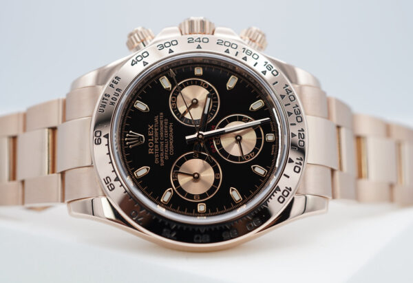 Rolex 116505 COSMOGRAPH DAYTONA 18K ROSE GOLD BLACK DIAL 2020 WARRANTY FULL SET - Image 10