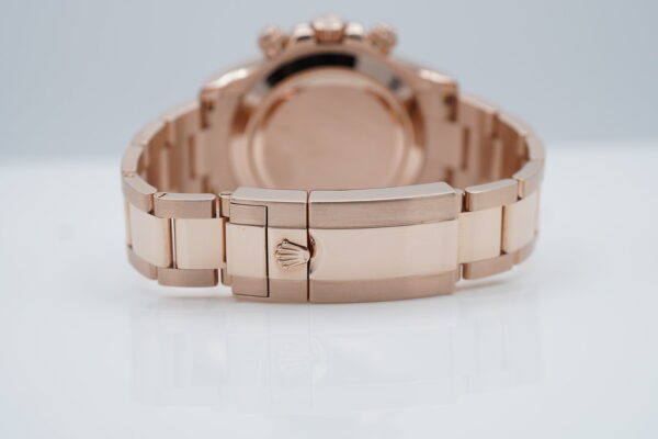 Rolex 116505 COSMOGRAPH DAYTONA 18K ROSE GOLD BLACK DIAL 2020 WARRANTY FULL SET - Image 7