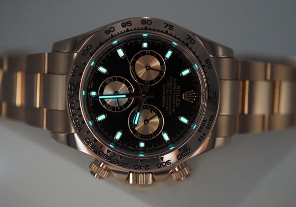 Rolex 116505 COSMOGRAPH DAYTONA 18K ROSE GOLD BLACK DIAL 2020 WARRANTY FULL SET - Image 11