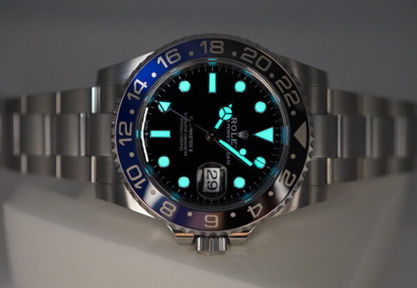 Rolex 126710BLNR GMT MASTER II BLACK BLUE BEZEL NEW MODEL 2021 BOXES PAPERS - Image 11
