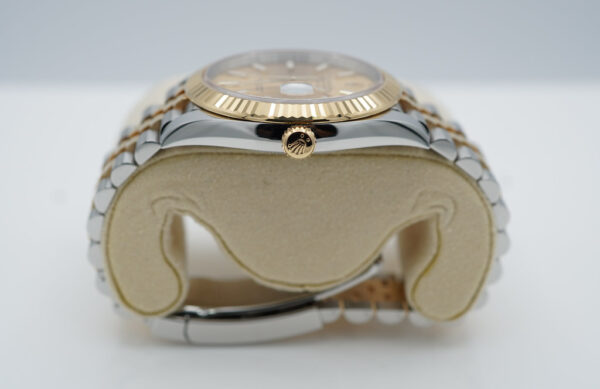 Rolex 126333 DATEJUST 41 YELLOW GOLD STEEL CHAMPAGNE DIAL JUBILEE BAND 2023 FULL SET - Image 3