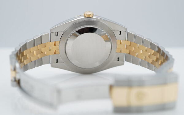 Rolex 126333 DATEJUST 41 YELLOW GOLD STEEL CHAMPAGNE DIAL JUBILEE BAND 2023 FULL SET - Image 8