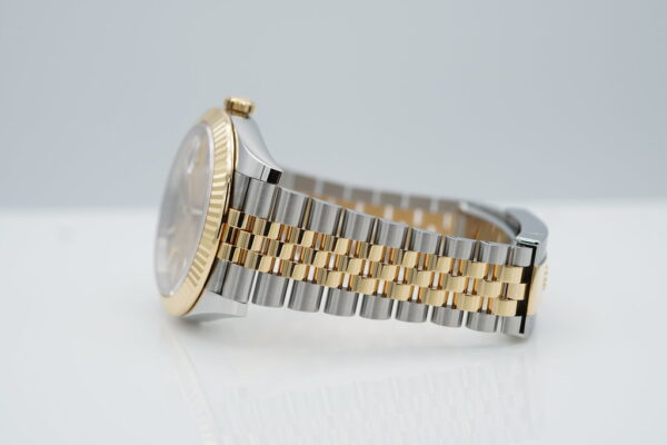 Rolex 126333 DATEJUST 41 YELLOW GOLD STEEL CHAMPAGNE DIAL JUBILEE BAND 2023 FULL SET - Image 5