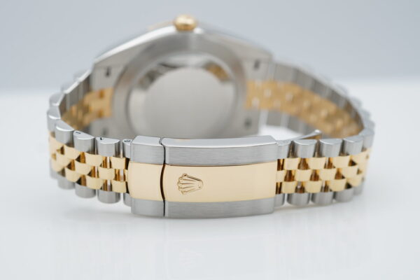 Rolex 126333 DATEJUST 41 YELLOW GOLD STEEL CHAMPAGNE DIAL JUBILEE BAND 2023 FULL SET - Image 7