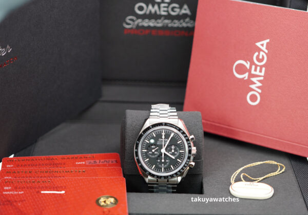 BRAND NEW Omega SPEEDMASTER PROFESSIONAL MOONWATCH 3861 SAPPHIRE 2023 FULL SET - Image 2