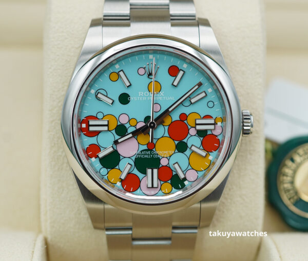 BRAND NEW Rolex 124300 OYSTER PERPETUAL CELEBRATION DIAL 2023 COMPLETE SET