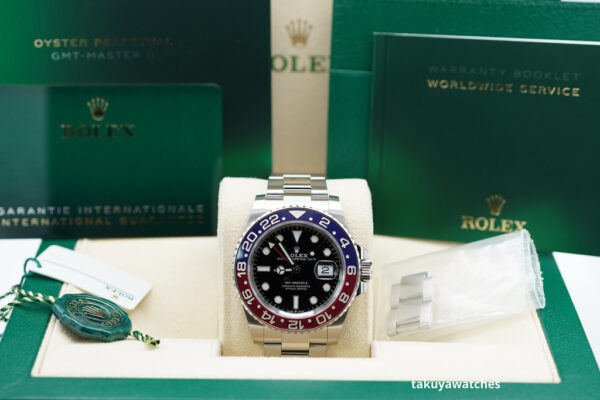 Rolex 126710BLRO PEPSI GMT MASTER II RED BLUE BEZEL OYSTER BAND 2021 FULL SET - Image 2