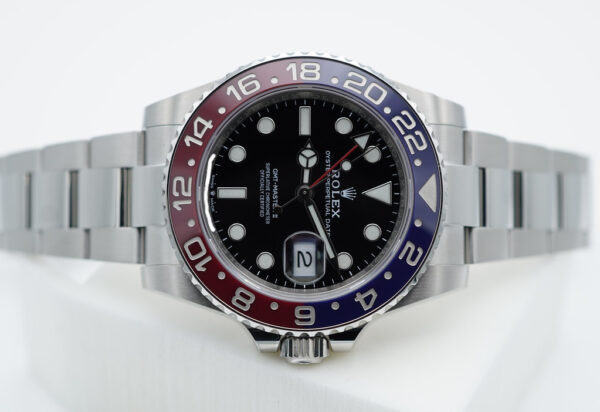 Rolex 126710BLRO PEPSI GMT MASTER II RED BLUE BEZEL OYSTER BAND 2021 FULL SET - Image 9