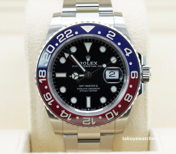 Rolex 126710BLRO PEPSI GMT MASTER II RED BLUE BEZEL OYSTER BAND 2021 FULL SET