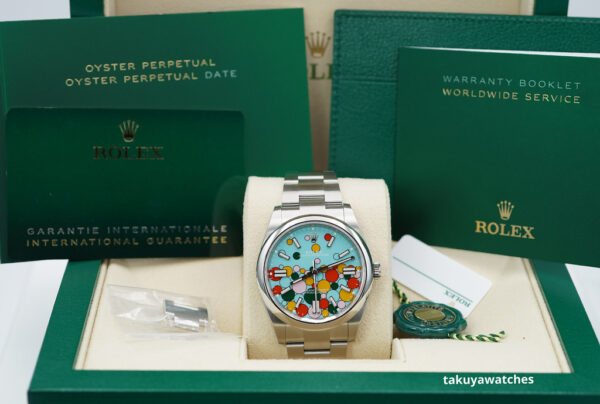 BRAND NEW Rolex 124300 OYSTER PERPETUAL CELEBRATION DIAL 2023 COMPLETE SET - Image 2