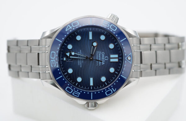 OMEGA SEAMASTER 75th ANNIVERSARY DIVER 300M SUMMER BLUE 2023 FULL SET - Image 9