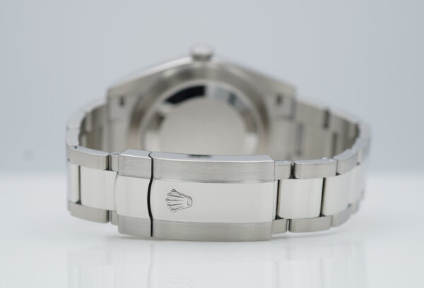 Rolex 126334 DATEJUST 41 FLUTED BEZEL WHITE ROMAN DIAL OYSTER 2021 FULL SET - Image 7