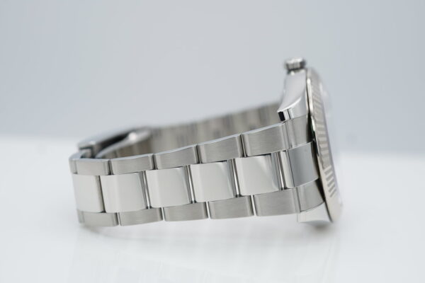 Rolex 126334 DATEJUST 41 FLUTED BEZEL WHITE ROMAN DIAL OYSTER 2021 FULL SET - Image 6