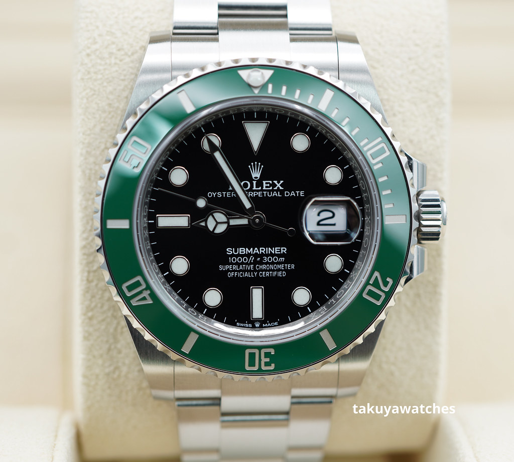 rolex submariner 41 green