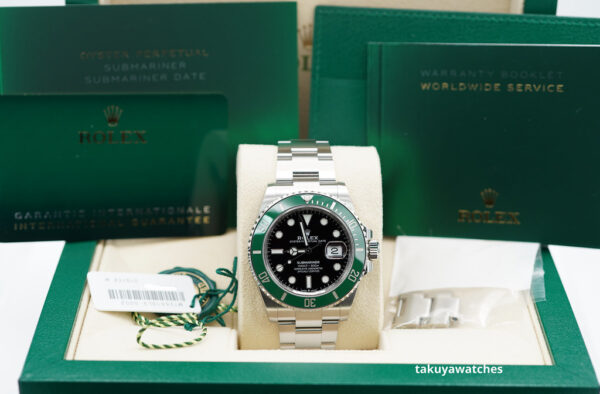 Rolex 126610LV SUBMARINER 41 GREEN MK1 BEZEL STARBUCKS 2023 WARRANTY FULL SET - Image 2