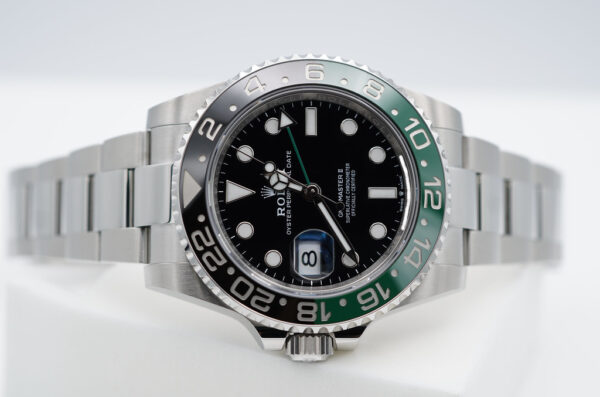 Rolex 126720VTNR GMT MASTER 2 LEFTY SPRITE GREEN BLACK BEZEL OYSTER FULL SET - Image 10
