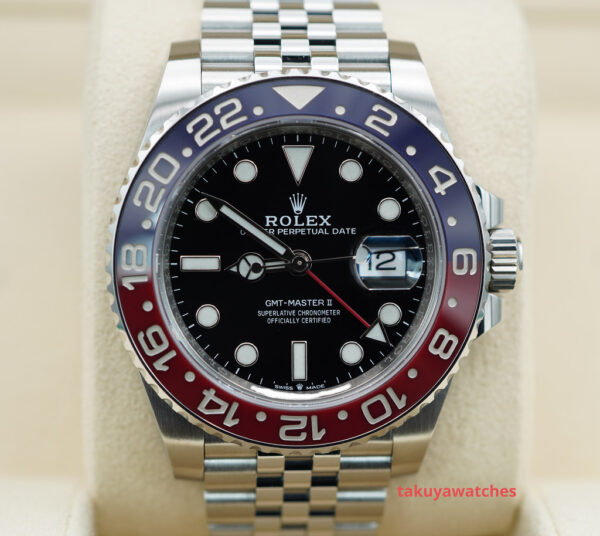 Rolex 126710BLRO PEPSI GMT MASTER II RED BLUE BEZEL JUBILEE BAND 2021 FULL SET