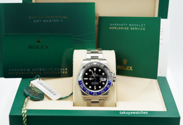 Rolex 126710BLNR GMT MASTER II BLACK BLUE BEZEL NEW MODEL 2023 FULL SET - Image 2