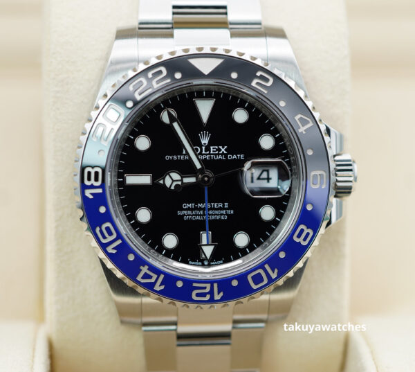 Rolex 126710BLNR GMT MASTER II BLACK BLUE BEZEL NEW MODEL 2023 FULL SET